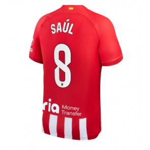 Atletico Madrid Saul Niguez #8 Hjemmebanetrøje 2023-24 Kort ærmer